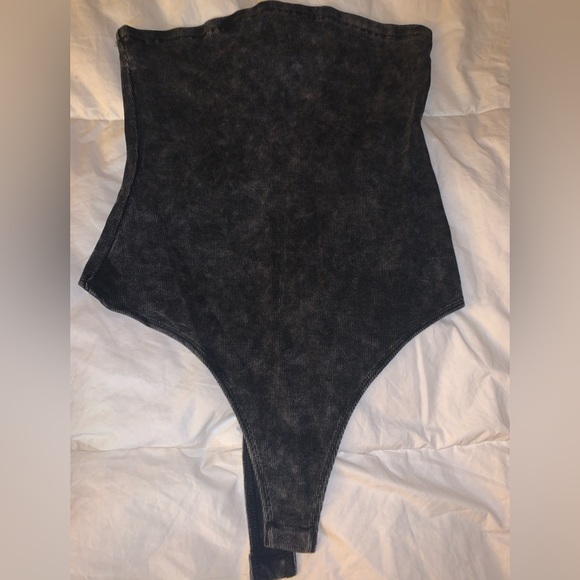 Tops Acid Wash Leotard Poshmark